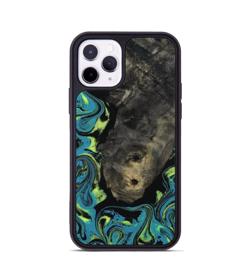 iPhone 11 Pro Wood Phone Case - Zella (Neon, 817223)
