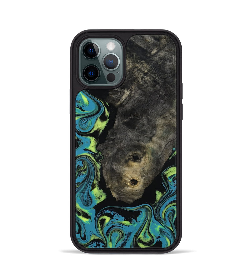 iPhone 12 Pro Wood Phone Case - Zella (Neon, 817223)