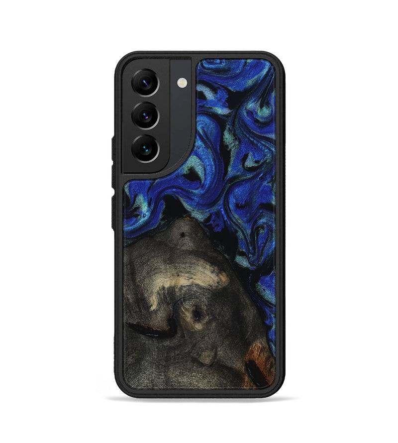 Galaxy S22 Wood Phone Case - Gage (Blue, 817237)