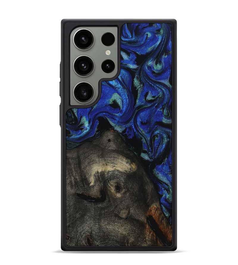 Galaxy S24 Ultra Wood Phone Case - Gage (Blue, 817237)