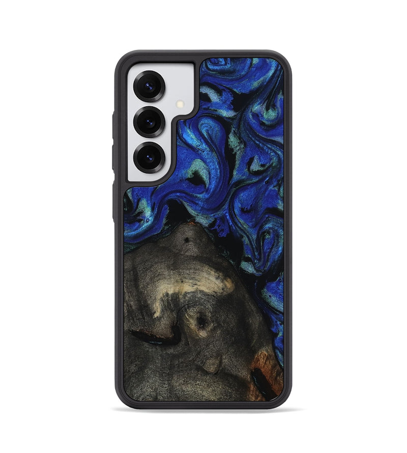Galaxy S25 Wood Phone Case - Gage (Blue, 817237)