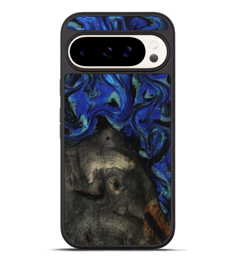 Pixel 9 Pro XL Wood Phone Case - Gage (Blue, 817237)