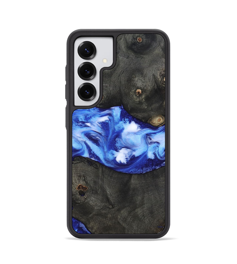 Galaxy S25 Wood Phone Case - Paris (Blue, 817238)
