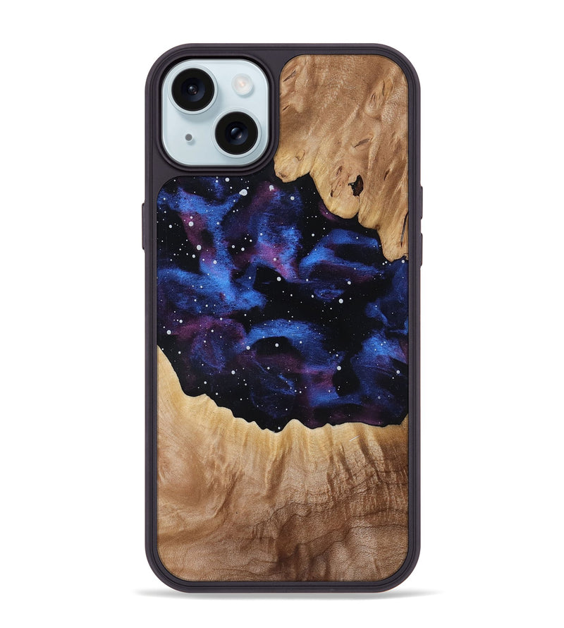 iPhone 15 Plus Wood Phone Case - Lindsey (Cosmos, 817247)