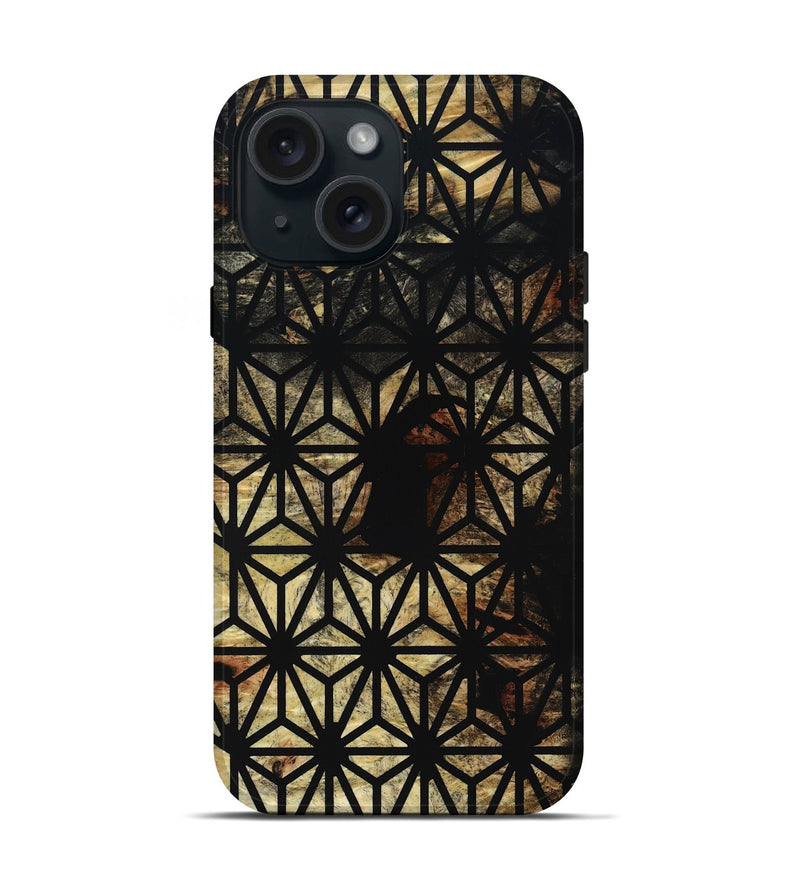 iPhone 15 Wood Live Edge Phone Case - Connor (Pattern, 817275)