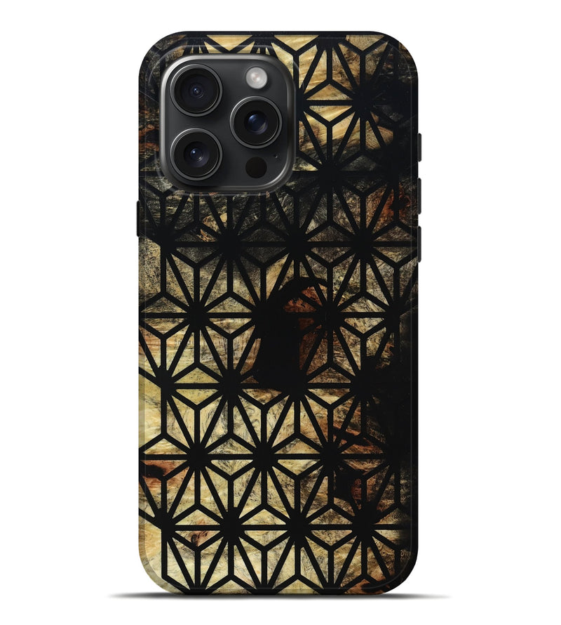 iPhone 16 Pro Max Wood Live Edge Phone Case - Connor (Pattern, 817275)