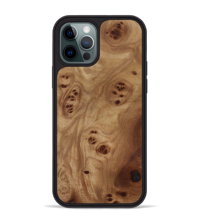 iPhone 12 Pro Max Wood Phone Case - Maryam (Wood Burl, 817284)