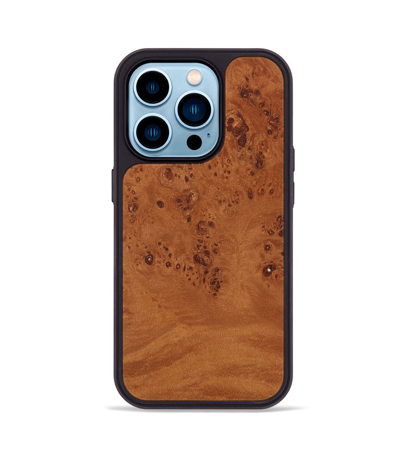 iPhone 14 Pro Wood Phone Case - Isabela (Wood Burl, 817285)