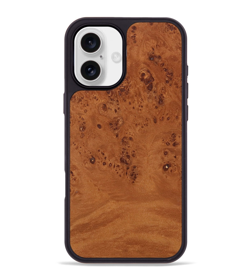iPhone 16 Plus Wood Phone Case - Isabela (Wood Burl, 817285)