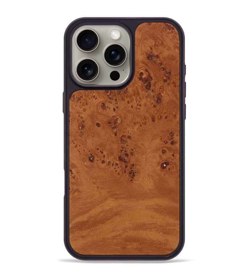 iPhone 16 Pro Max Wood Phone Case - Isabela (Wood Burl, 817285)