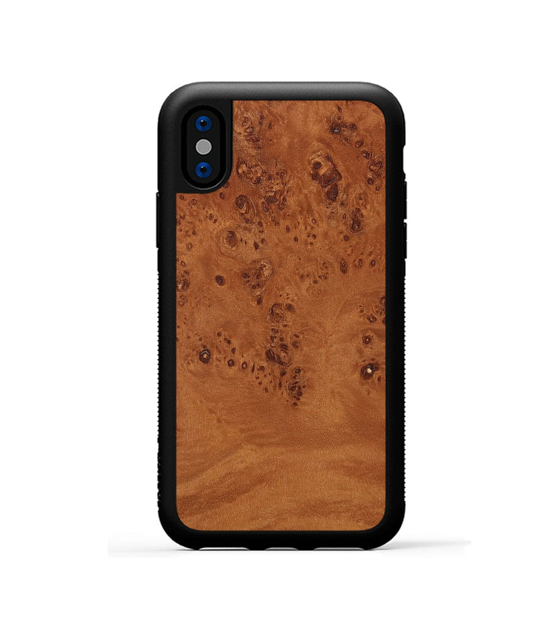 iPhone Xs Wood Phone Case - Isabela (Wood Burl, 817285)