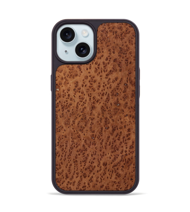 iPhone 15 Wood Phone Case - Delmar (Wood Burl, 817287)