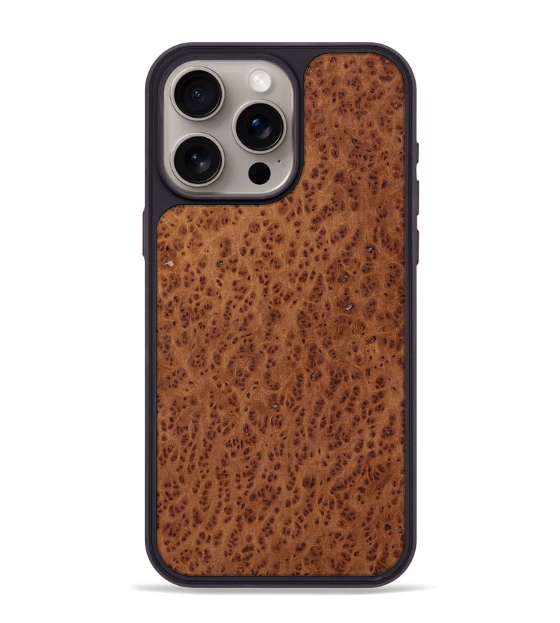 iPhone 15 Pro Max Wood Phone Case - Delmar (Wood Burl, 817287)