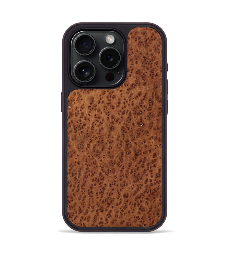 iPhone 15 Pro Wood Phone Case - Delmar (Wood Burl, 817287)