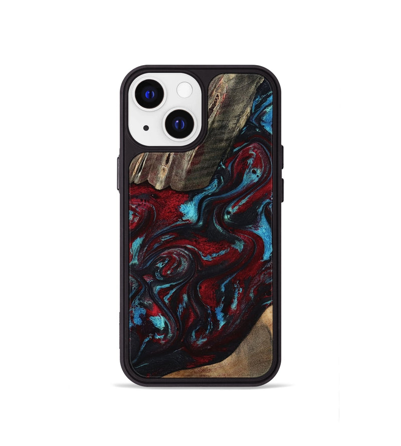 iPhone 13 mini Wood Phone Case - Jordan (Red, 817291)
