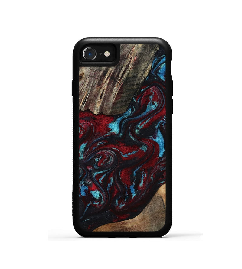 iPhone SE Wood Phone Case - Jordan (Red, 817291)