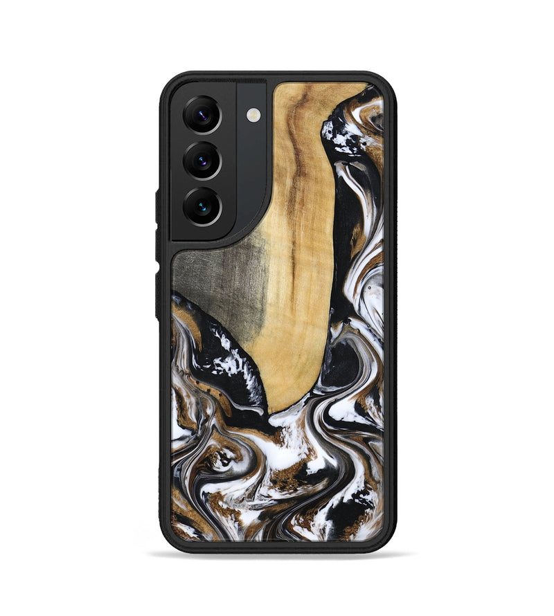 Galaxy S22 Wood Phone Case - Bristol (Black & White, 817292)