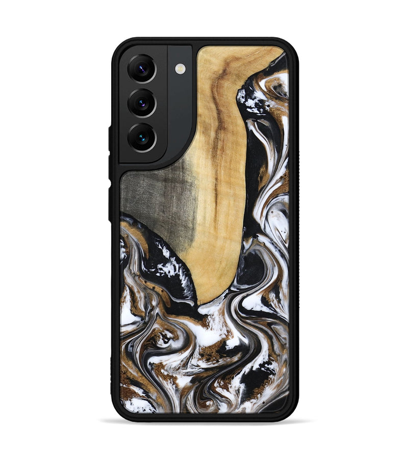 Galaxy S22 Plus Wood Phone Case - Bristol (Black & White, 817292)