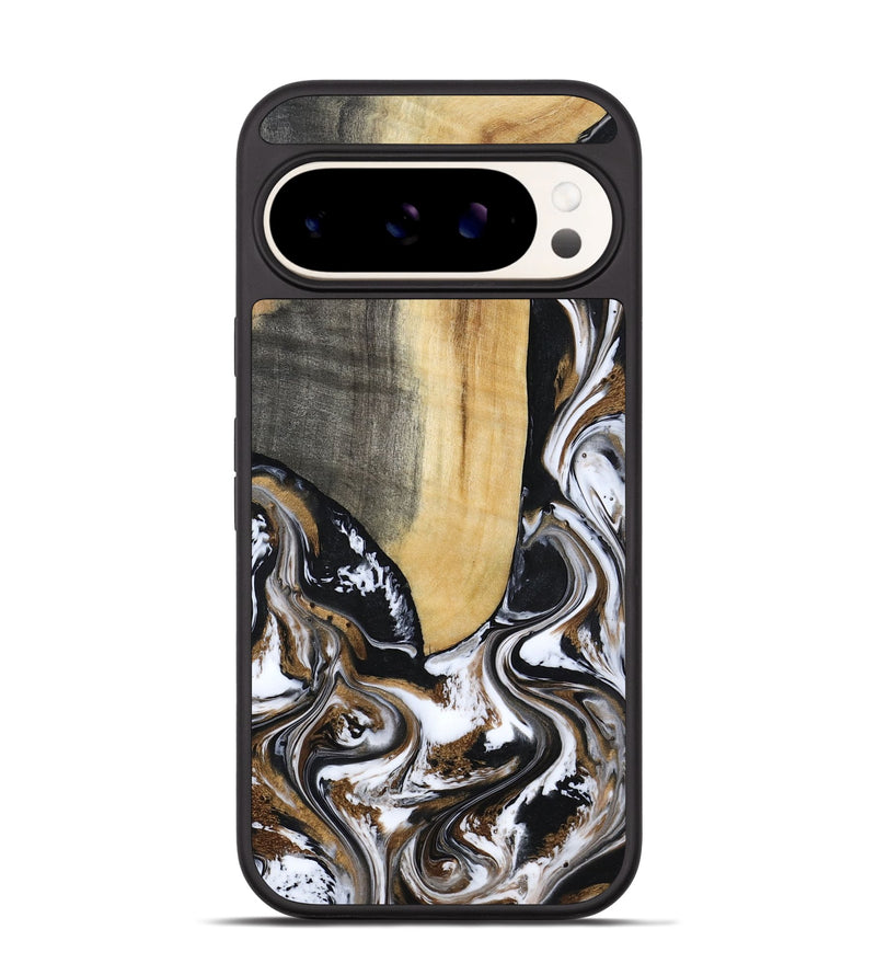 Pixel 9 Wood Phone Case - Bristol (Black & White, 817292)