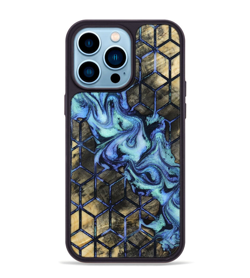 iPhone 14 Pro Max Wood Phone Case - Sudie (Pattern, 817303)