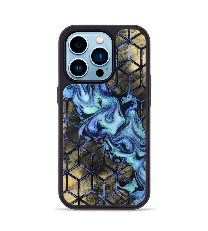 iPhone 14 Pro Wood Phone Case - Sudie (Pattern, 817303)