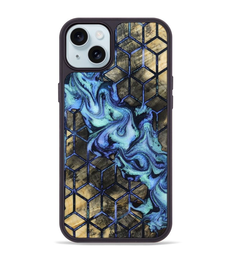 iPhone 15 Plus Wood Phone Case - Sudie (Pattern, 817303)