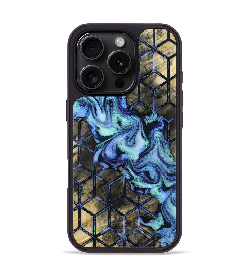 iPhone 16 Pro Wood Phone Case - Sudie (Pattern, 817303)