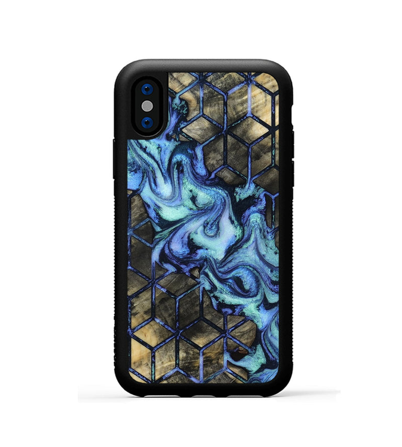 iPhone Xs Wood Phone Case - Sudie (Pattern, 817303)