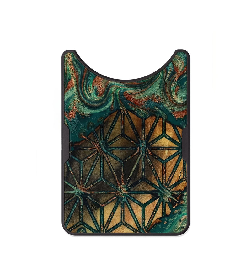 Alloy Wood Wallet - Aileen (Pattern, 817305)