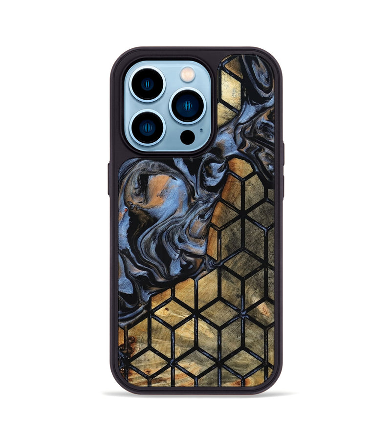 iPhone 14 Pro Wood Phone Case - Jocelyn (Pattern, 817307)