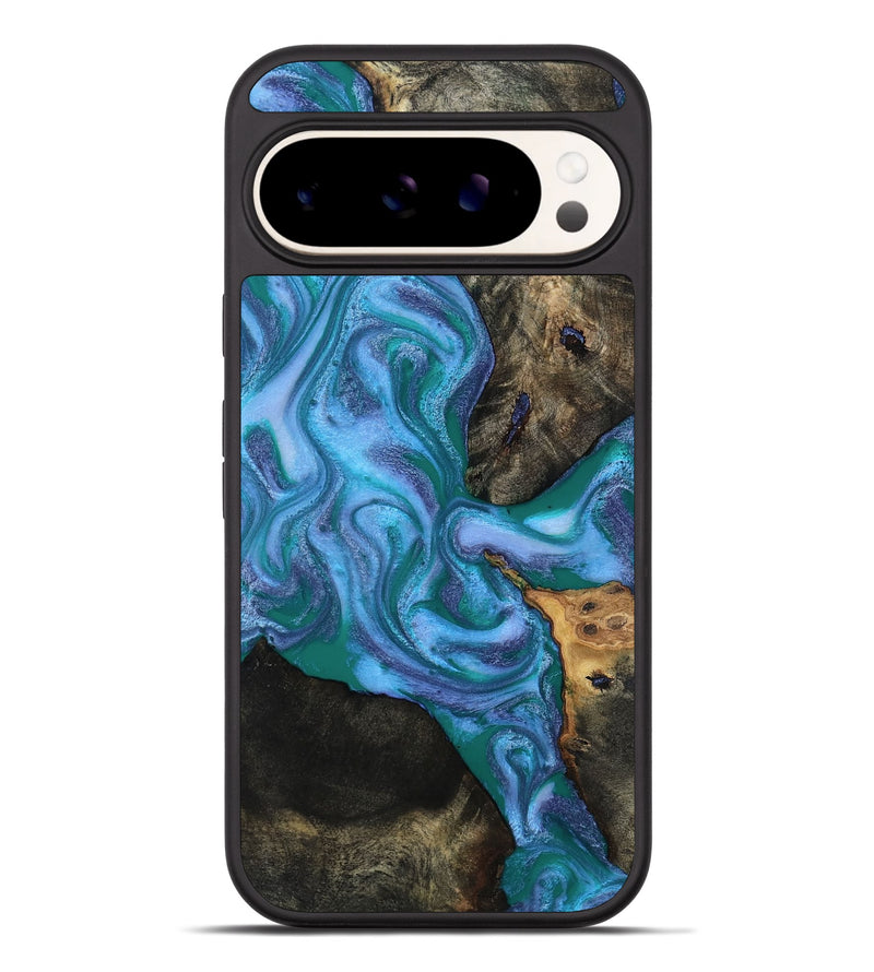 Pixel 9 Pro XL Wood Phone Case - Kiarra (Blue, 817310)
