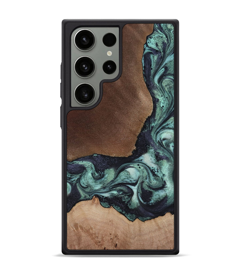 Galaxy S24 Ultra Wood Phone Case - Tanika (Green, 817311)