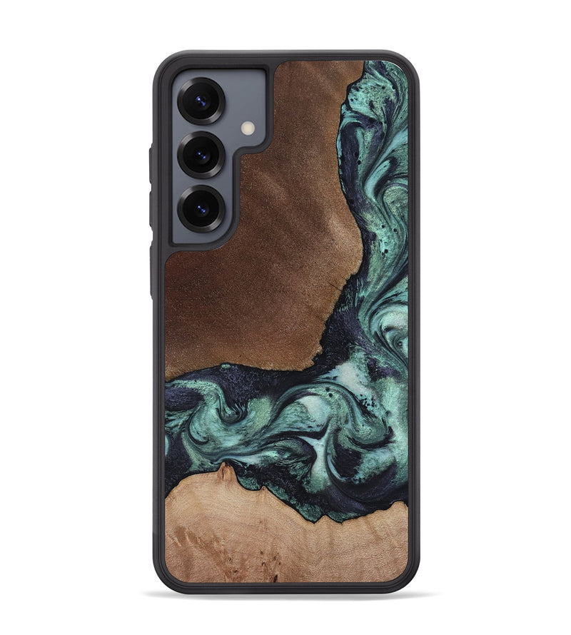 Galaxy S25 Plus Wood Phone Case - Tanika (Green, 817311)
