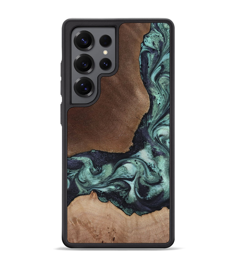 Galaxy S25 Ultra Wood Phone Case - Tanika (Green, 817311)