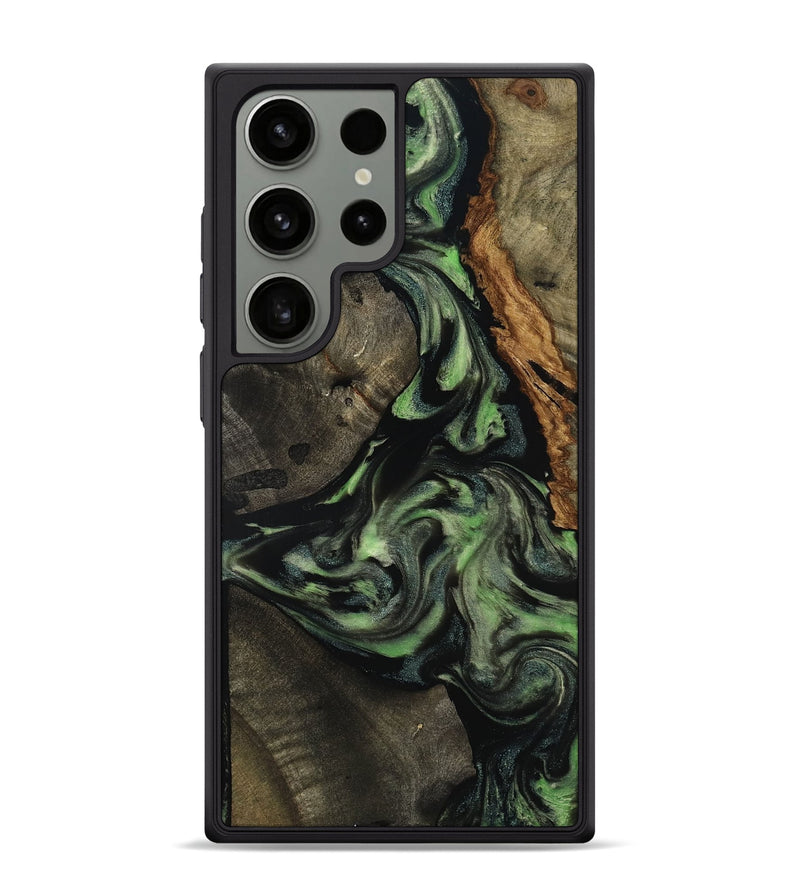 Galaxy S24 Ultra Wood Phone Case - Kiera (Green, 817312)