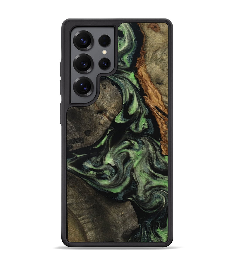 Galaxy S25 Ultra Wood Phone Case - Kiera (Green, 817312)