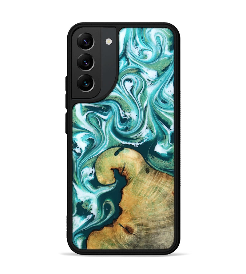 Galaxy S22 Plus Wood Phone Case - Ettie (Green, 817313)
