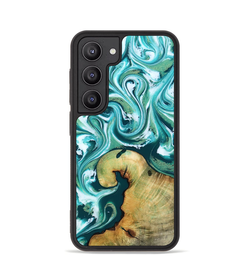 Galaxy S23 Wood Phone Case - Ettie (Green, 817313)