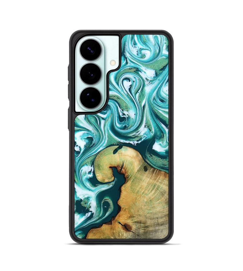 Galaxy S26 Wood Phone Case - Ettie (Green, 817313)