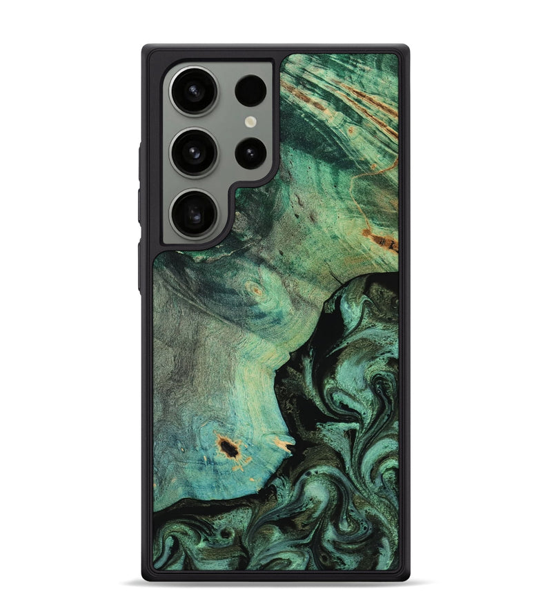 Galaxy S24 Ultra Wood Phone Case - Nicolas (Green, 817314)