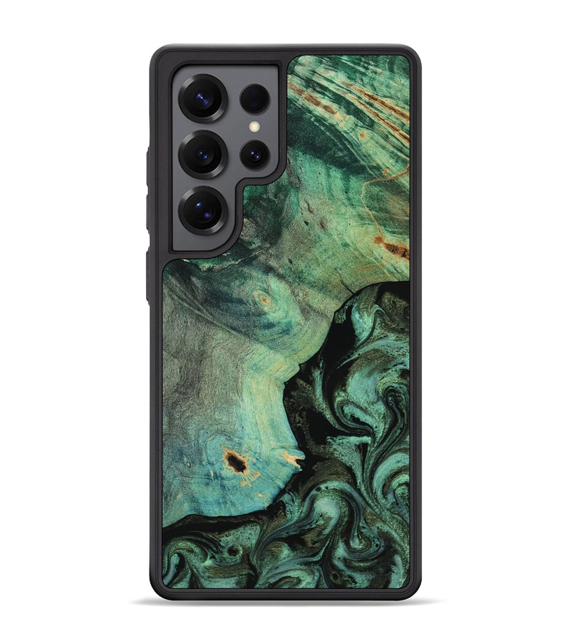 Galaxy S25 Ultra Wood Phone Case - Nicolas (Green, 817314)
