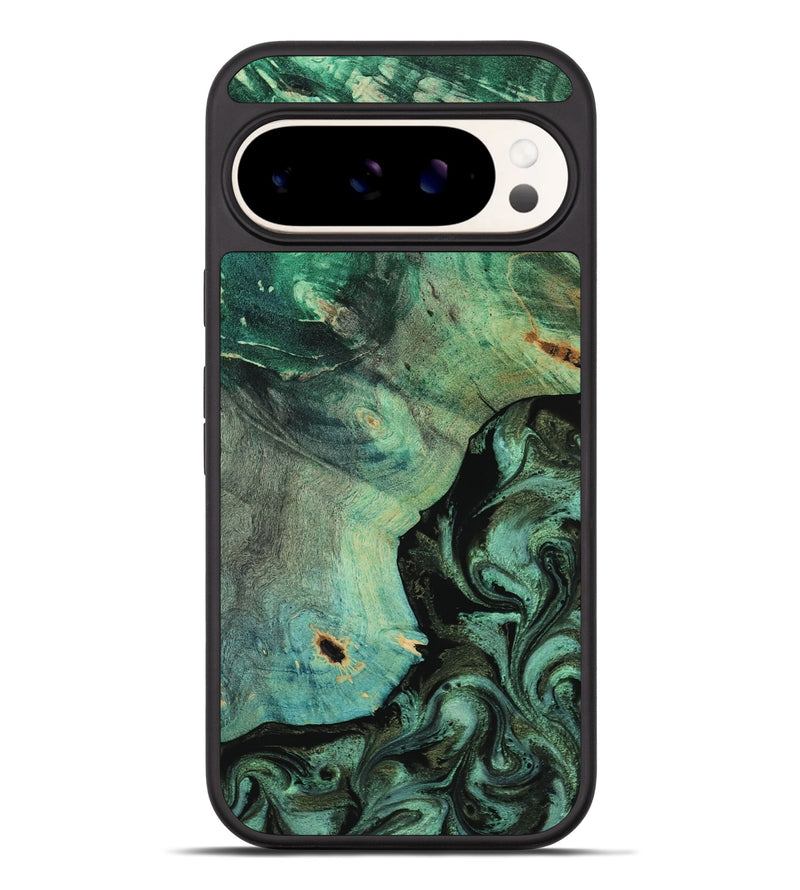 Pixel 9 Pro XL Wood Phone Case - Nicolas (Green, 817314)