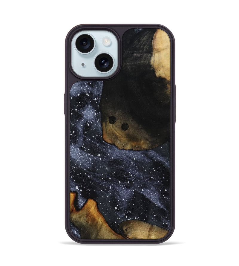 iPhone 15 Wood Phone Case - Gwen (Cosmos, 817329)