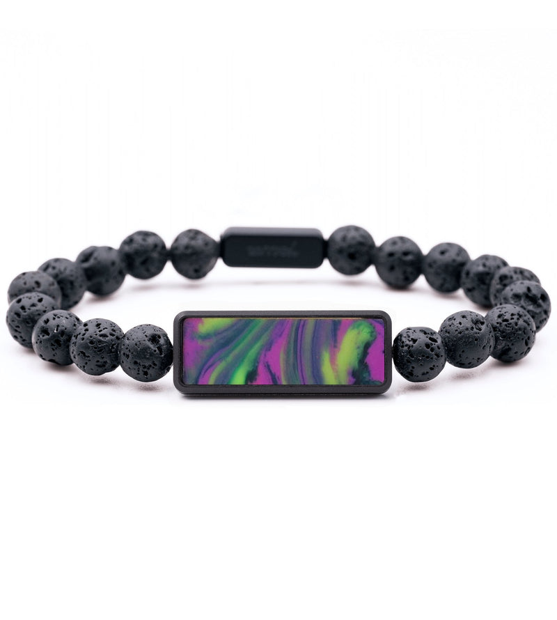 Lava Bead ResinArt Bracelet - Rowan (Purple, 817390)