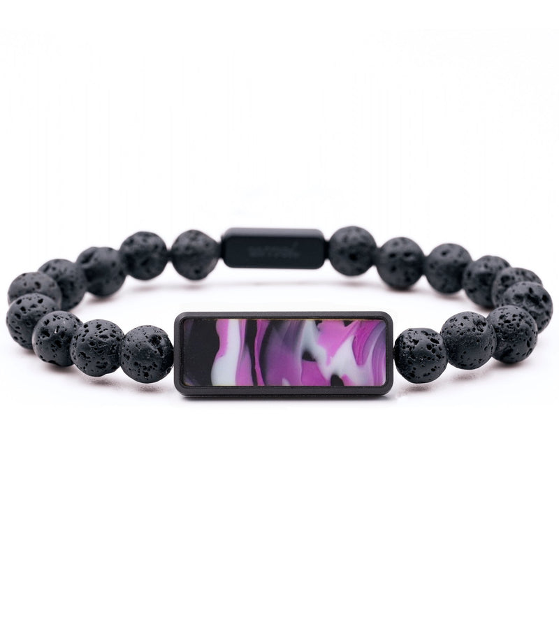 Lava Bead ResinArt Bracelet - Maxwell (Purple, 817400)