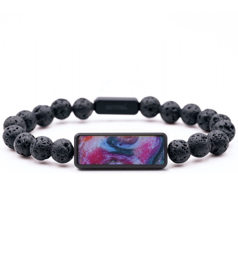 Lava Bead ResinArt Bracelet - Marion (Purple, 817413)
