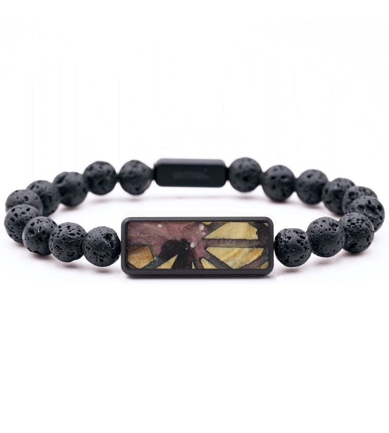 Lava Bead Wood Bracelet - Devon (Pattern, 817429)
