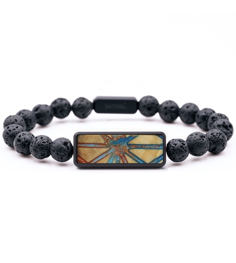 Lava Bead Wood Bracelet - Ryder (Pattern, 817460)