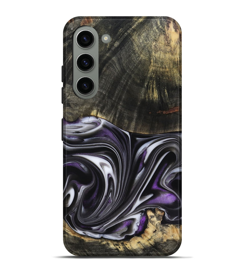 Galaxy S23 Plus Wood Live Edge Phone Case - Axl (Purple, 817470)