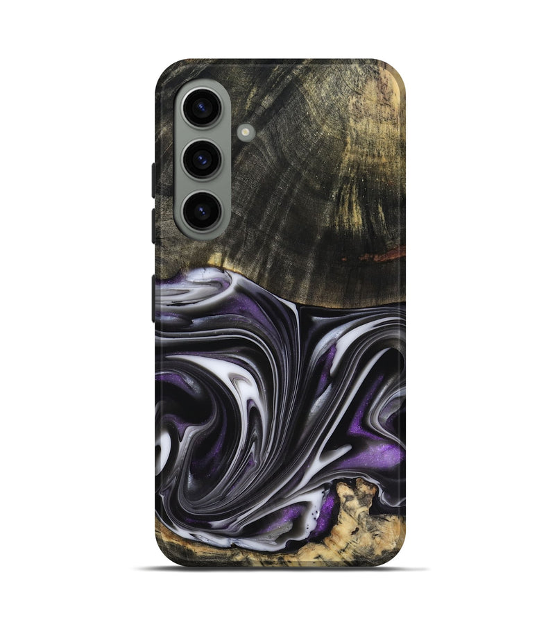 Galaxy S24 Wood Live Edge Phone Case - Axl (Purple, 817470)